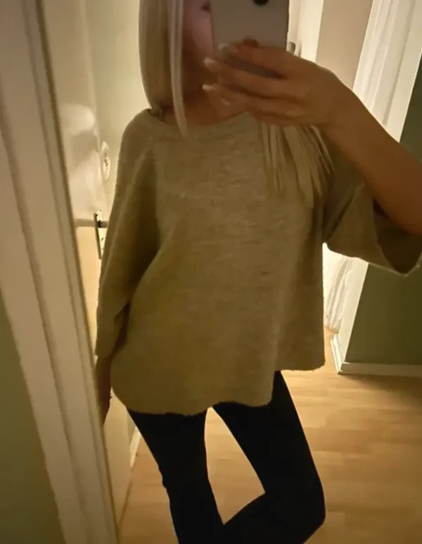 Outlet Lager 157 3/4 beige neule