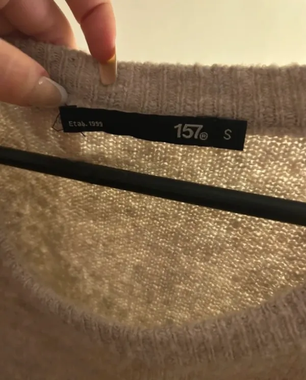 Outlet Lager 157 3/4 beige neule