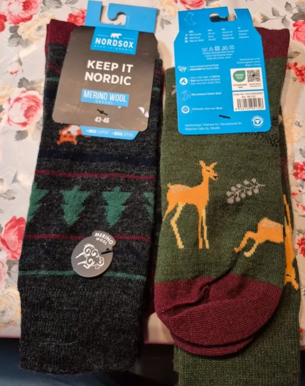 nordsox 2 paria merinovillasukkia