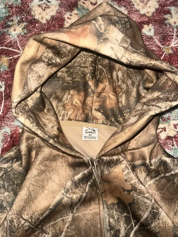 Online Akimbo Real Tree Zip Hoodie