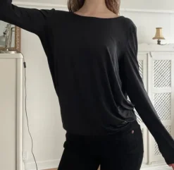 Discount Åben ryg bluse