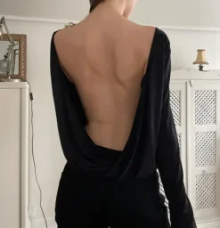 Discount Åben ryg bluse