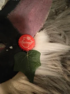 Hot Handmade black dog mask