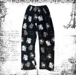 Online Hello Kitty Black fur Halloween pyjamas