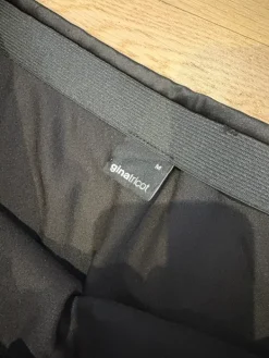 Black Gina Tricot satin maxi-skirt