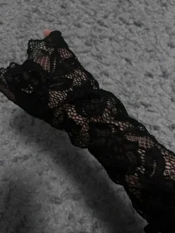 Online Black tie-up top