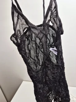 Best Bodystocking verkkoasu pitsiasu 3 kpl naiset koko S/M