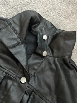 Hot Shein Crop nahkis