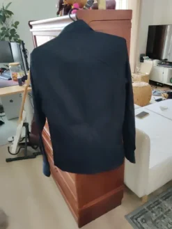 Best Dressmann Musta kauluspaita slim fit S