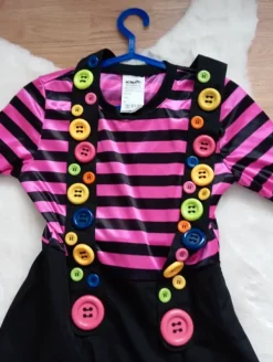 Sale Efektowna,kolorowa sukienka - Pani Klaun.38