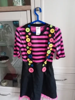 Sale Efektowna,kolorowa sukienka - Pani Klaun.38