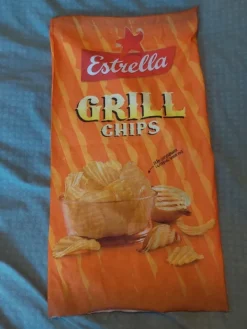 Outlet Estrella buff bandana halsduk grillchips chips crisps snacks orange