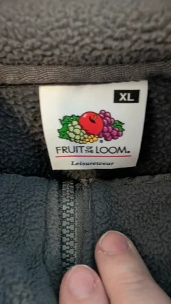 Hot Fruit of the Loom Fleecepaita vetoketjulla