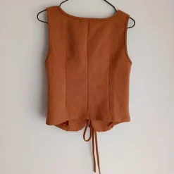 Outlet Shein Gorset miękki haftowany w kwiaty M cowboy