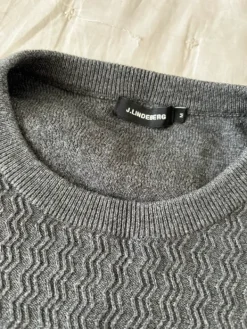 New J.Lindeberg Harmaa miesten neule