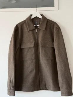 Online H&M HM - Brown Regular Fit Jacket