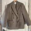 Clearance H&M Blazer Beige 38 oversize beige