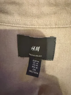 Best H&M Button Up Shirt Beige