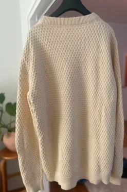 Hot Selected Kermanvaalea neulepaita miehet, koko XXL