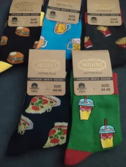 Outlet Kolorowe skarpetki męskie