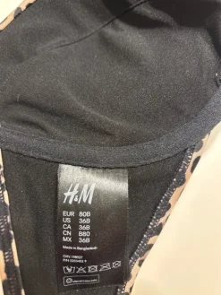 Clearance H&M Leoprdikuvioiset bikinien yläosa