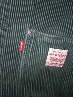 Outlet Levi's Levis's Corduroy Sunrise Trucker Jacket Green