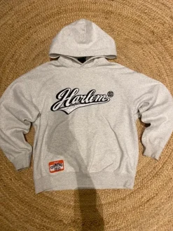 New Light grey hoodie with print