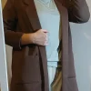 Amisu Long brown jacket