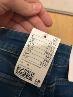 Outlet H&M Divided Low waist farkut