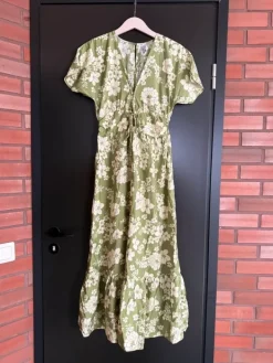 Hot Mango vihreä kesämekko koko S