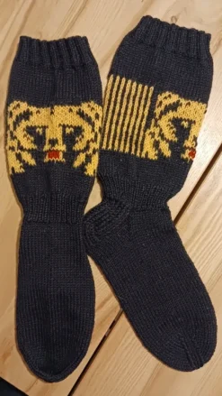 New Miesten mustat karhuvillasukat