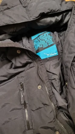 Online Twintip Miesten toppatakki musta koko L