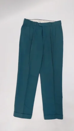 Sale Vintage Love Miesten vihreät prässihousut