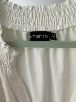 New Śmietankowy szerokie nogawki kombinezon PLT rozm L