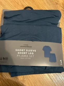 Online George Męska piżamka krótki rękaw