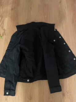 Hot Jack & Jones Musta farkkutakki