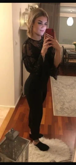 Sale H&M musta jumpsuit/ onepiece