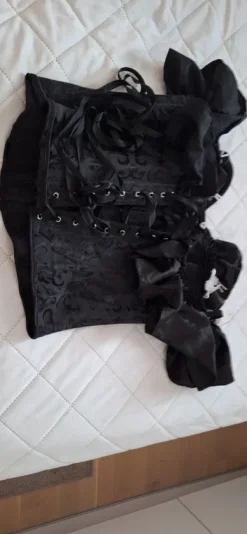 Hot Musta korsettitoppi koko: L