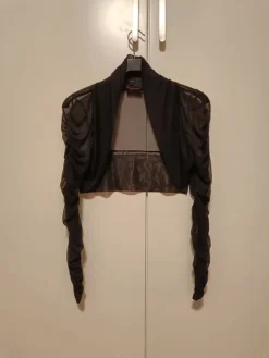 Hot Fanny USA Musta läpikuultava bolero M