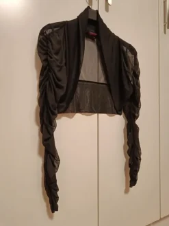 Hot Fanny USA Musta läpikuultava bolero M