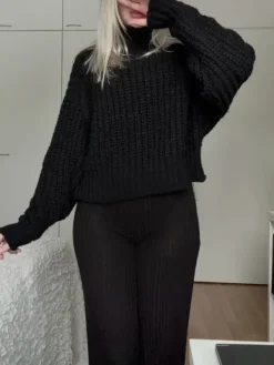 Discount Vero Moda Musta oversize neule