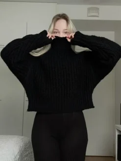 Discount Vero Moda Musta oversize neule