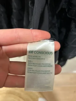 Online H&M Musta pitkähihainen mekko