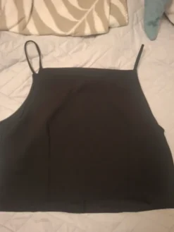 Sale H&M Musta puvunkankaine toppi