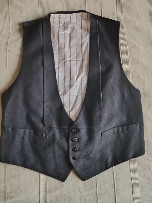 Sale Musta vintage-liivi koko noin S-M