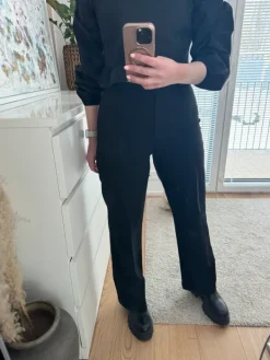 Best Bershka Mustat leveät housut