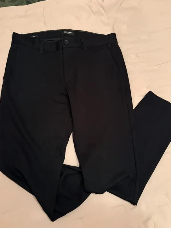 ONLY & SONS Mustat suorat housut