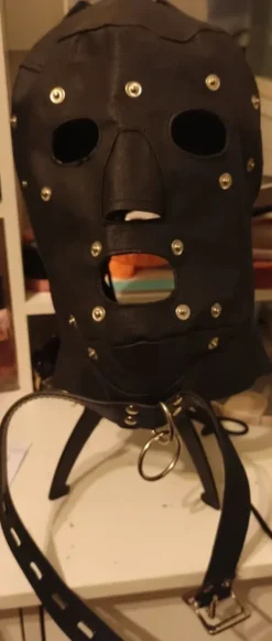 Best Nahkainen bondage koiramaski kuonokopalla