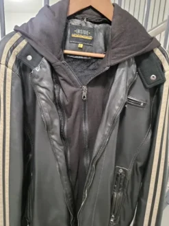 New Inside Nahkatakki miesten