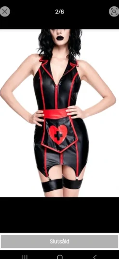 Outlet Romwe Nurse costume